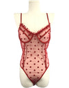 Mesh One Piece Bra Set Seamless Bodysuit