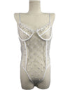 Mesh One Piece Bra Set Seamless Bodysuit