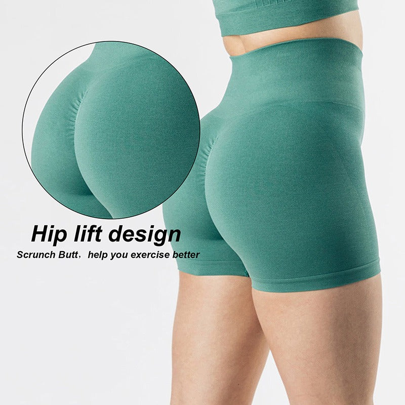High Waist Push Up Breathable Scrunch Butt Sports Short
