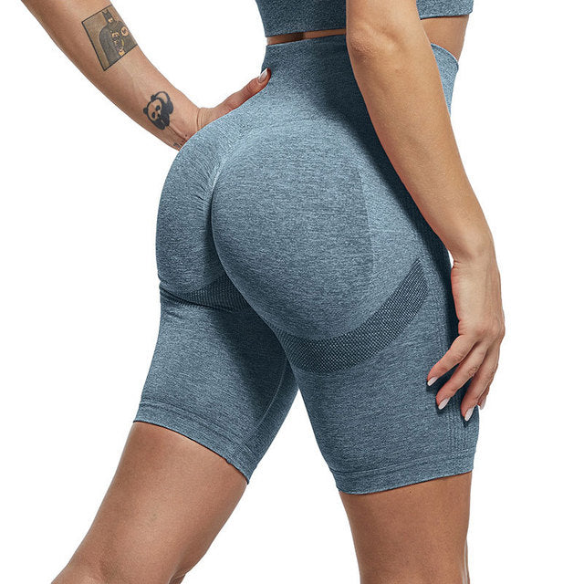 Slim Fit High Waist Yoga Sport Shorts