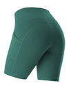 High Waist Gym Shorts With Phone Pocket