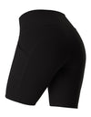 High Waist Gym Shorts With Phone Pocket