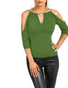Short Sleeve Off-shoulder Blouse S-XL