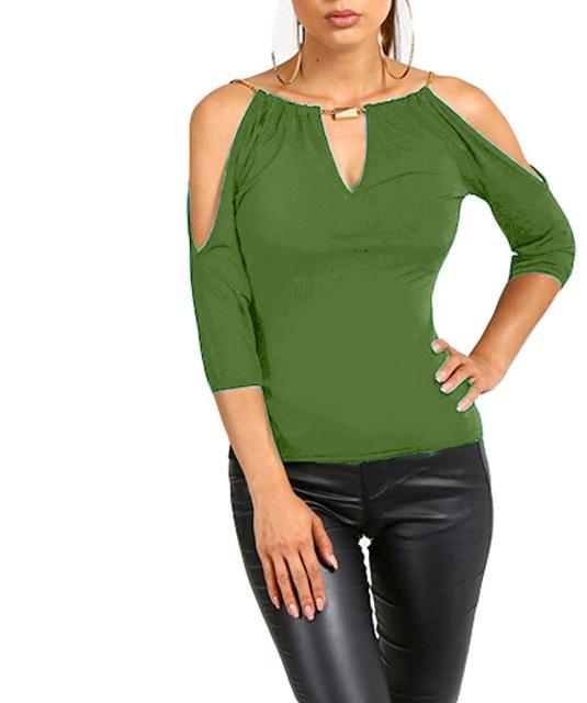 Short Sleeve Off-shoulder Blouse S-XL