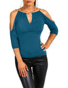 Short Sleeve Off-shoulder Blouse S-XL