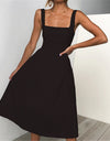 New Sexy Backless A-line Dress With Spaghetti Strap
