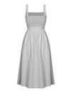 New Sexy Backless A-line Dress With Spaghetti Strap