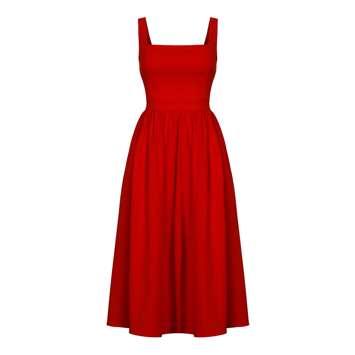 New Sexy Backless A-line Dress With Spaghetti Strap