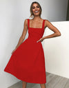 New Sexy Backless A-line Dress With Spaghetti Strap