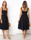 New Sexy Backless A-line Dress With Spaghetti Strap