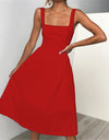 New Sexy Backless A-line Dress With Spaghetti Strap