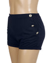 High Waist Slim Elastic Shorts